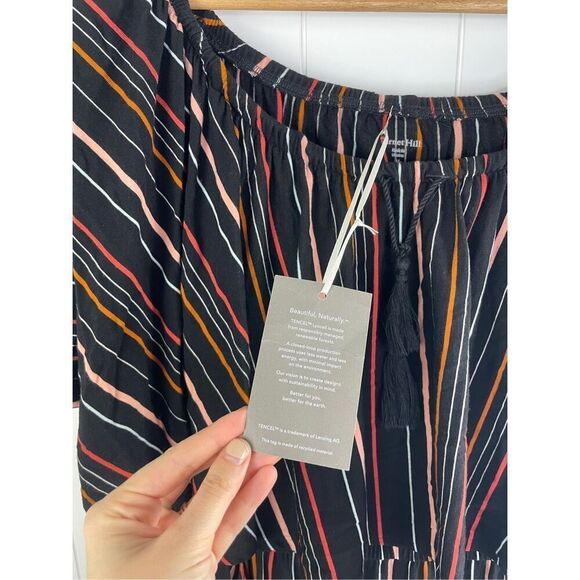 NWT Garnet Hill Off-The-Shoulder Knit Maxi Dress Size M - Picture 6 of 15